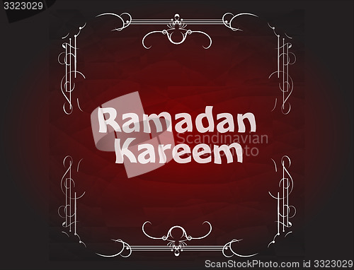 Image of Ramadan Kareem, greeting background