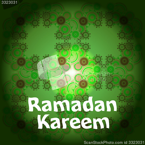 Image of Ramadan Kareem beautiful greeting card