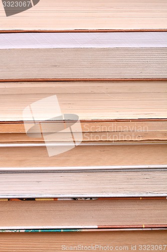 Image of old books, close up