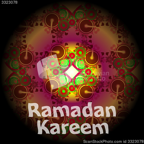 Image of Ramadan Kareem beautiful greeting card