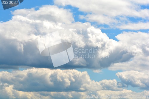 Image of blue sky with clouds