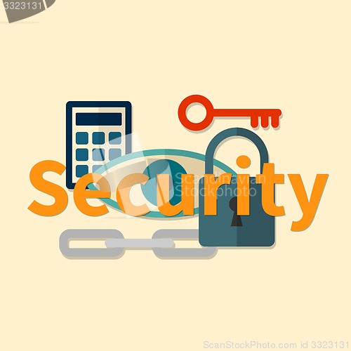 Image of Web security concept.