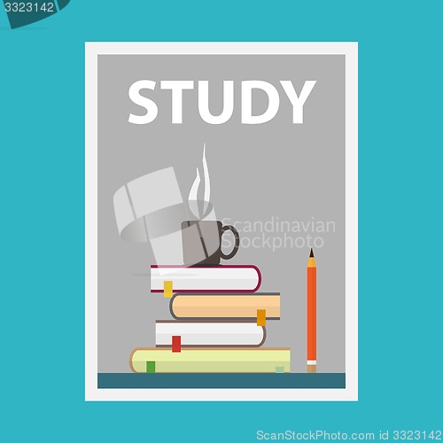 Image of Flat design vector illustration concepts of education.
