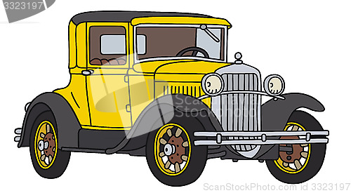 Image of Vintage yellow car