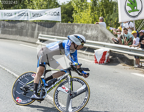 Image of The Cyclist Leopold Konig - Tour de France 2014