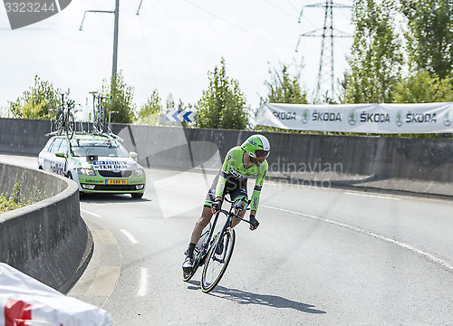 Image of The Cyclist Laurens Ten Dam - Tour de France 2014