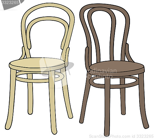 Image of Wooden chairs