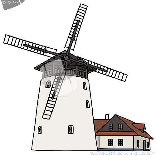 Image of Old stone windmill
