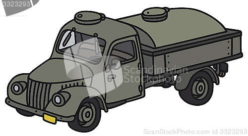 Image of Old military tank truck