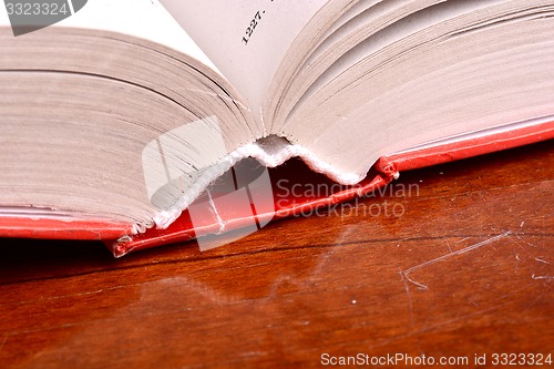 Image of Old books close up