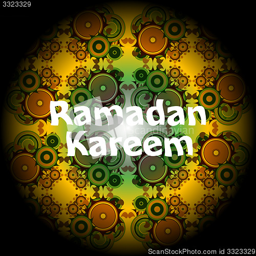 Image of Ramadan Kareem beautiful greeting card