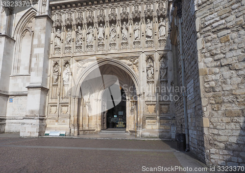 Image of Westminster Abbey in London