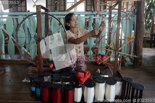 Image of ASIA MYANMAR NYAUNGSHWE WEAVING FACTORY