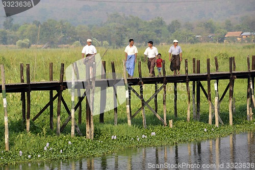 Image of ASIA MYANMAR NYAUNGSHWE FLOATING GARDENS