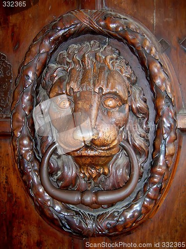 Image of lion knocker