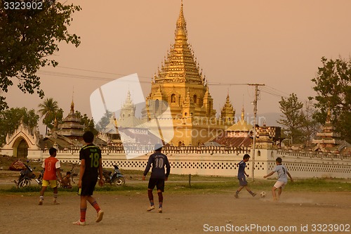 Image of ASIA MYANMAR NYAUNGSHWE SOCCER FOOTBALL