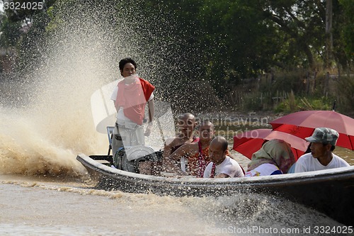 Image of ASIA MYANMAR NYAUNGSHWE BOAT TAXI