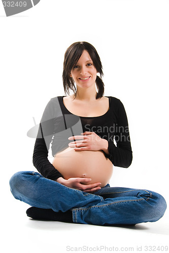 Image of young pregnant woman