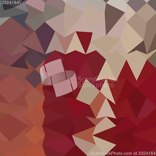 Image of Antique Ruby Abstract Low Polygon Background