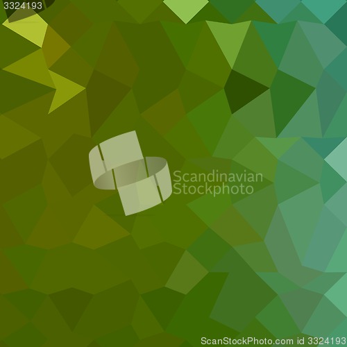 Image of Dark Pastel Green Abstract Low Polygon Background