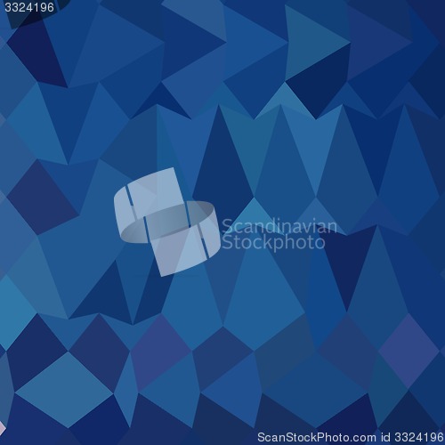 Image of Cobalt Blue Abstract Low Polygon Background