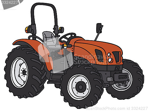 Image of Red small tractor