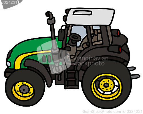 Image of Green tractor