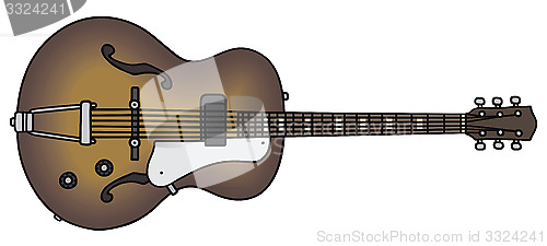 Image of Old electric guitar