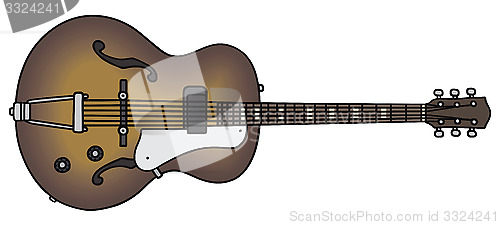 Image of Old electric guitar