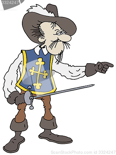 Image of Funny musketeer