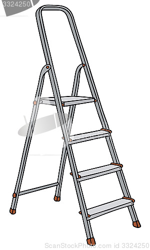 Image of Metal stepladder