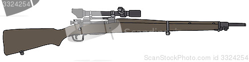 Image of Old military rifle