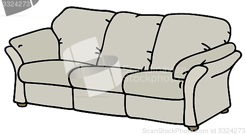 Image of White couch