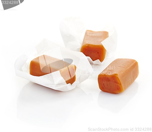 Image of caramel candies