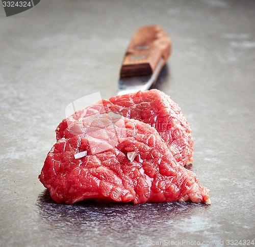 Image of fresh raw meat cuts