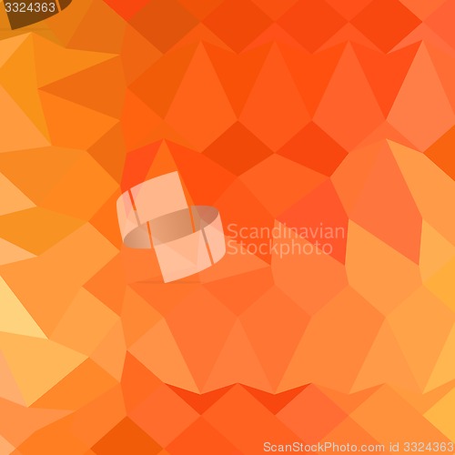 Image of Spanish Orange Abstract Low Polygon Background