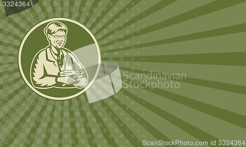 Image of Business card Granny Grandmother Cooking Mixing Bowl