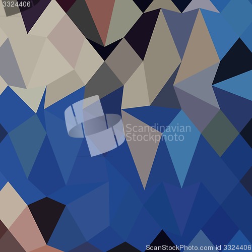 Image of Bluebonnet Abstract Low Polygon Background