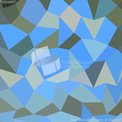 Image of Bondi Blue Abstract Low Polygon Background