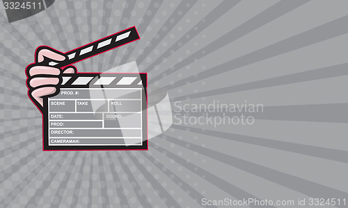 Image of Business card Clapperboard Clapper Front