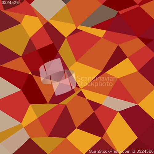 Image of Carnelian Red Abstract Low Polygon Background