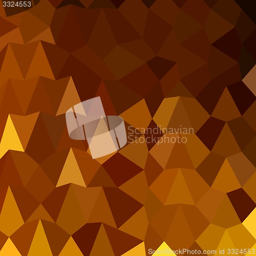 Image of Burnt Umber Brown Abstract Low Polygon Background