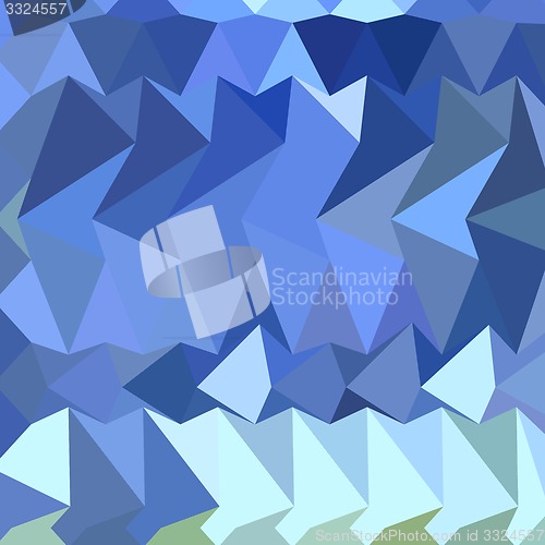 Image of Brandeis Blue Abstract Low Polygon Background