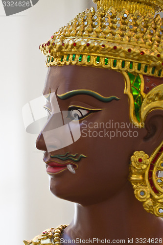 Image of Statues in Bangkok airport