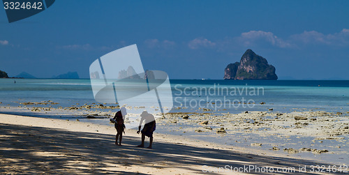 Image of Girl at the beach in thailand 