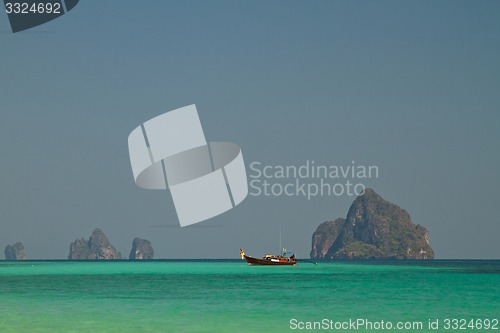 Image of Landscape fromt the beach in thailand