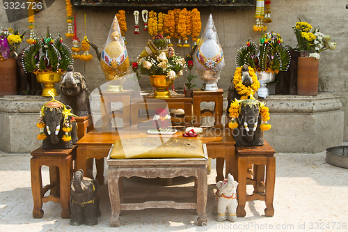 Image of Tables in a temple 