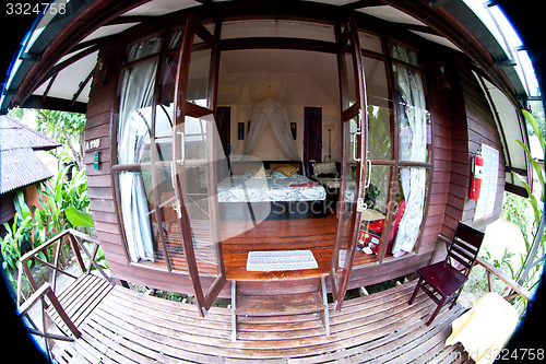 Image of Hut in a Tourist village in Thailand