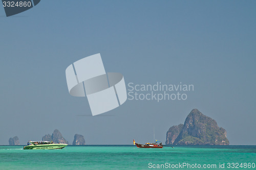 Image of Landscape fromt the beach in thailand