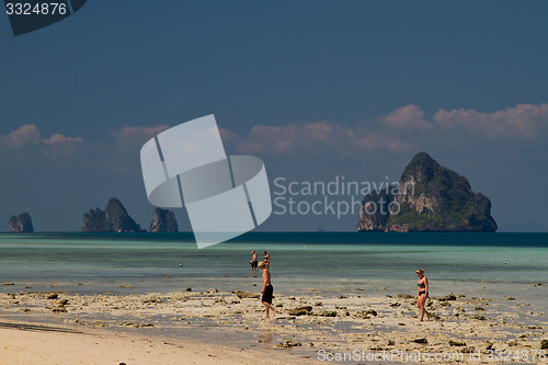 Image of Girl at the beach in thailand 